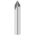 Fullerton Tool 60°, 90°, 120° End Style - 3730 Chamfer Mill GP End Mills, Straight, Chamfer, Standard, 1/8 36156